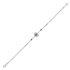 0.39 Karat Deep Blue Baget Bileklik