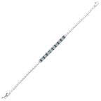 1.10 Karat Deep Blue Baget Bileklik
